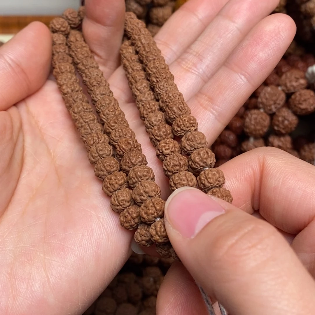 金刚菩提吊坠子**卯平细双圈8