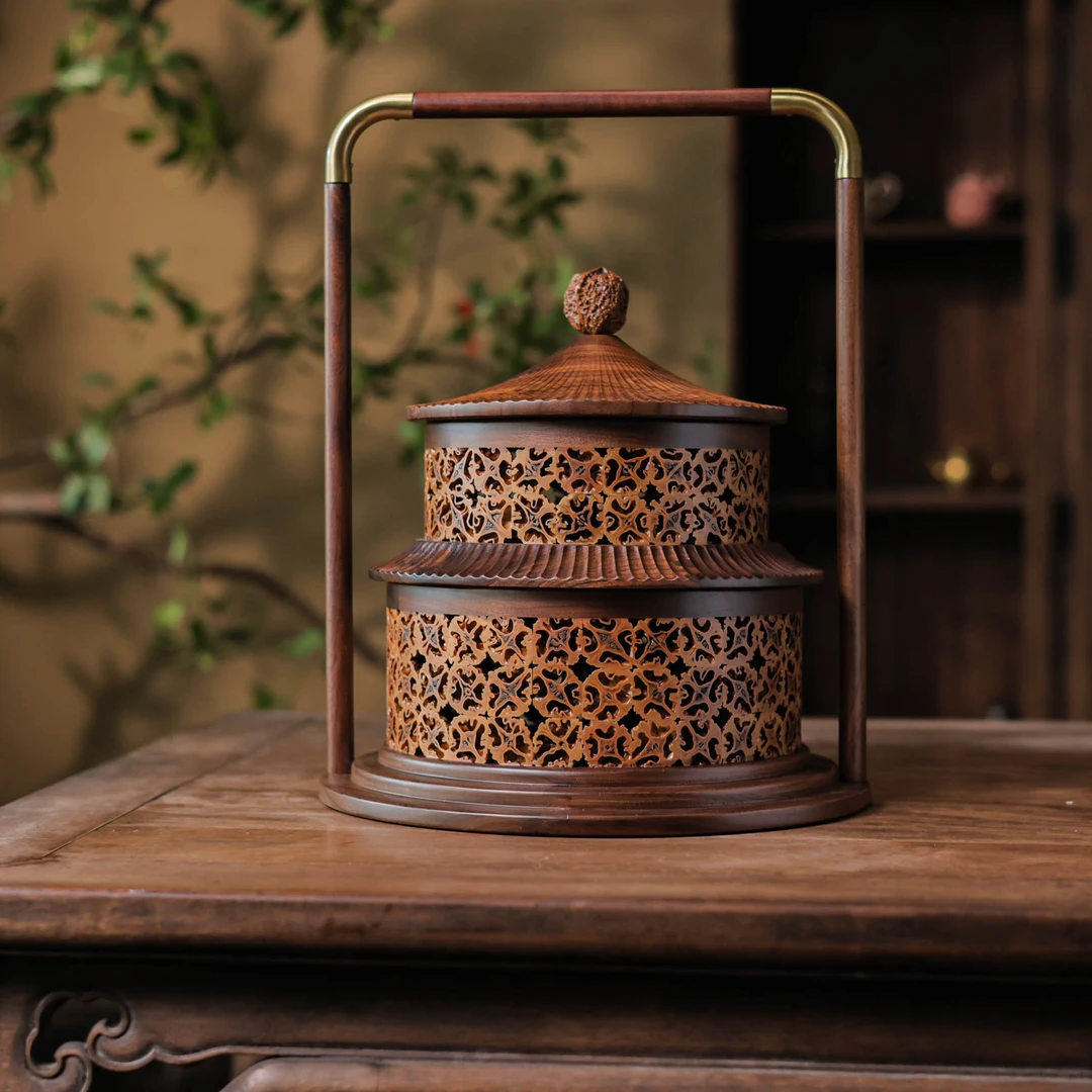 【喜器】天坛双层提篮(Q9083)