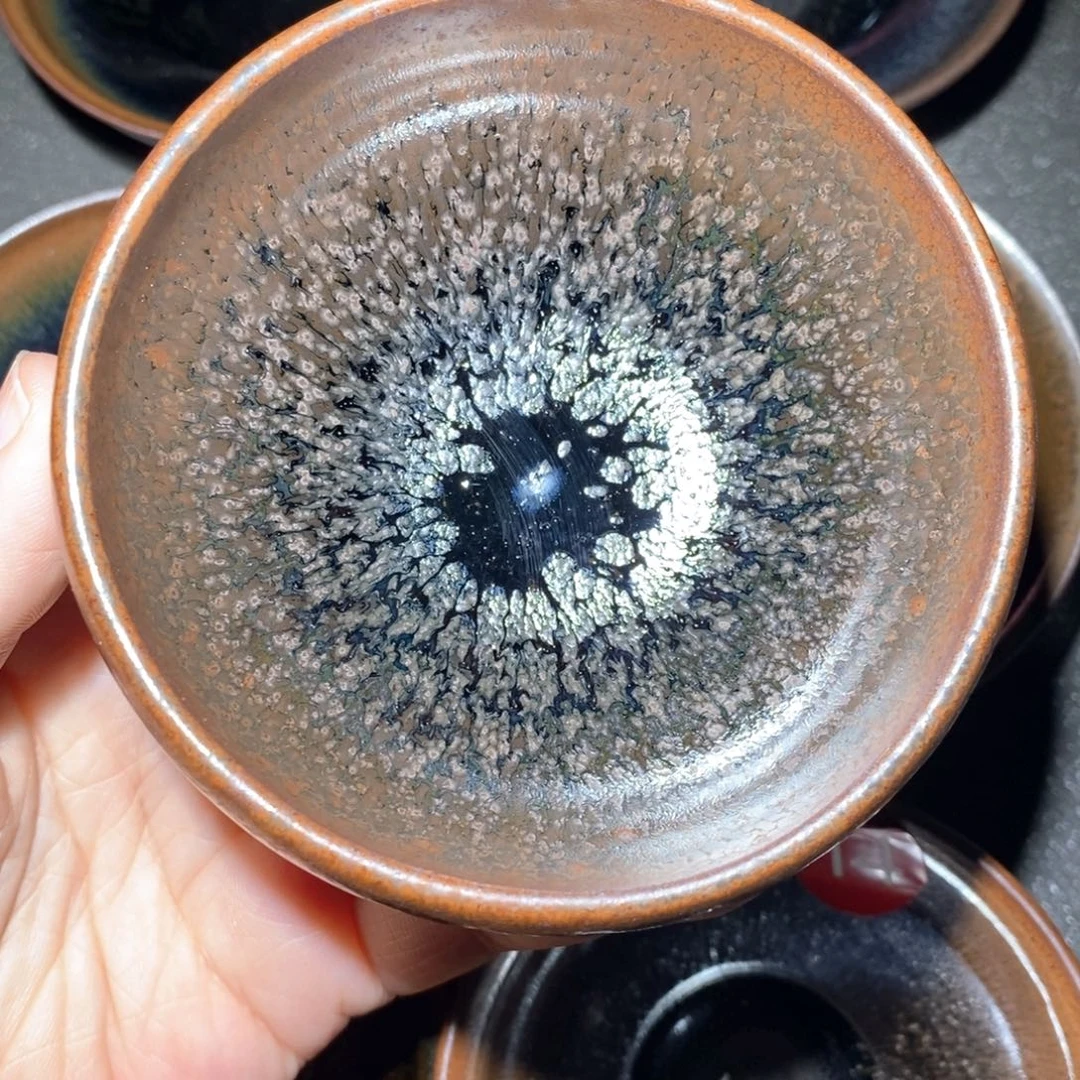 好***连茶盏建窑建盏主人杯