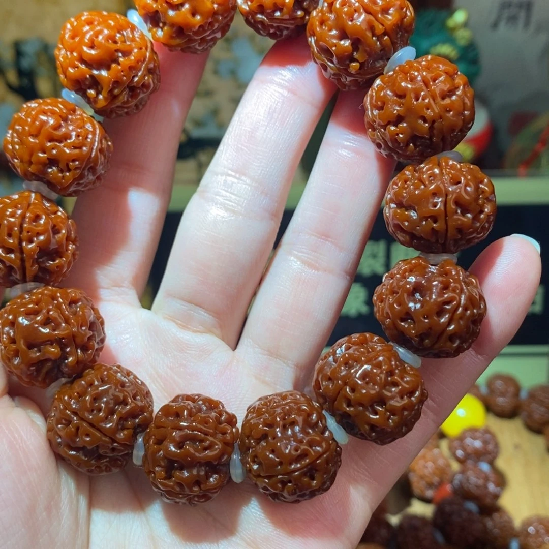 金刚菩提手串519玉化素。