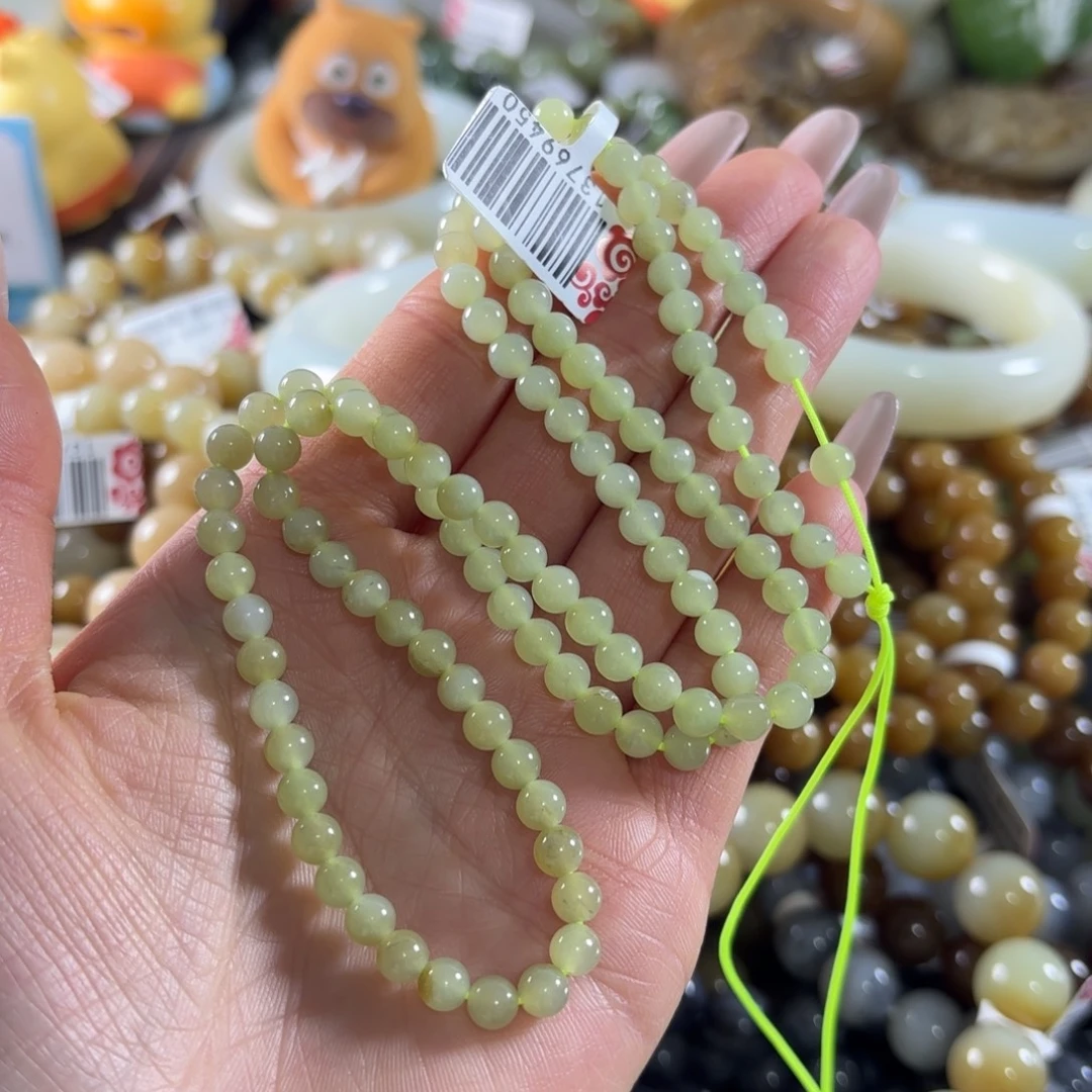 和田玉未镶嵌手串200