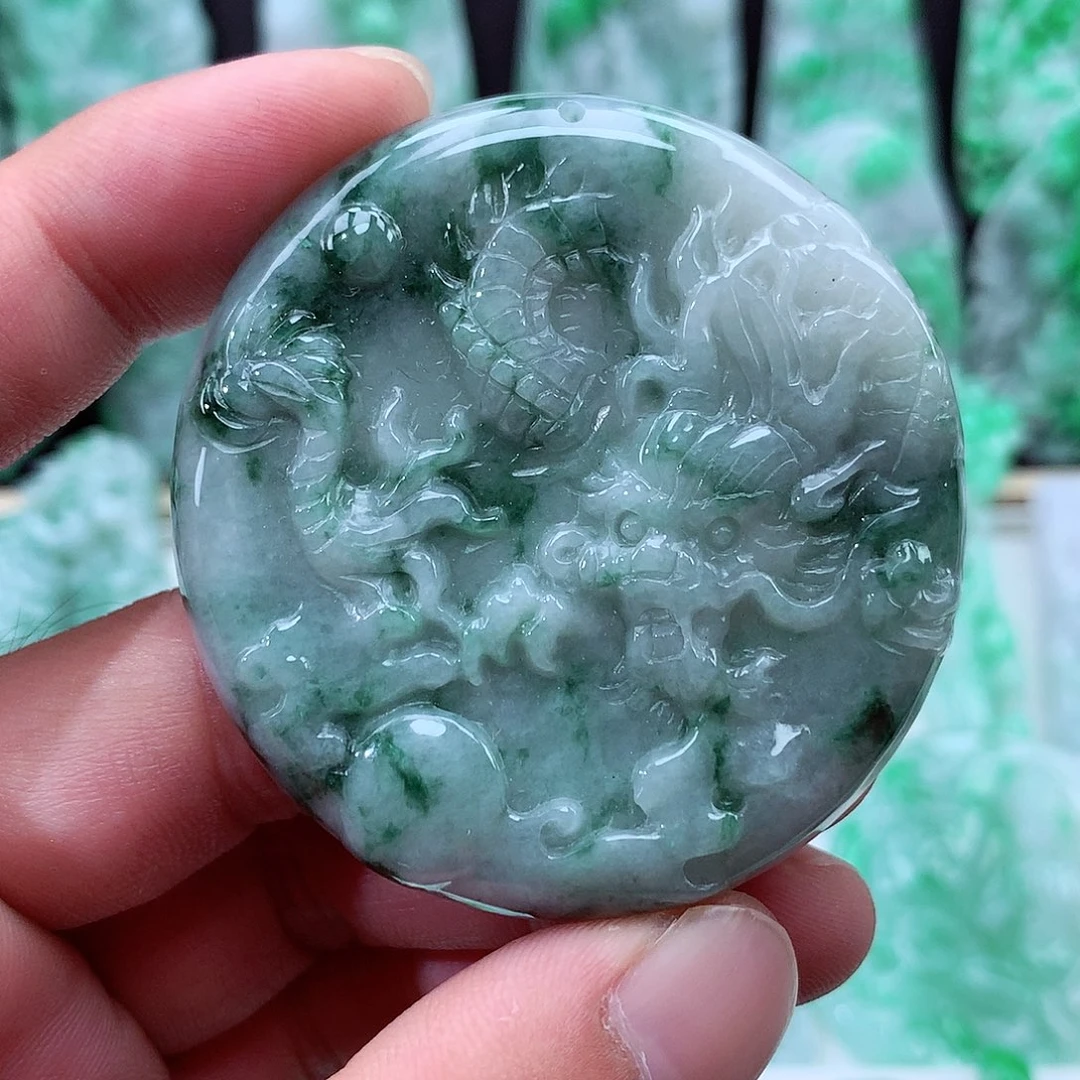 翡翠未镶嵌颈饰翡翠吊坠