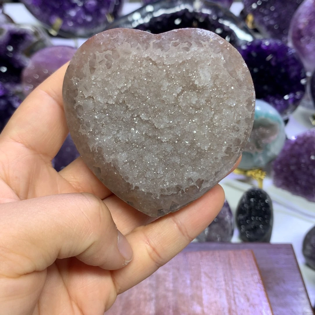 紫晶摆件未镶嵌水晶