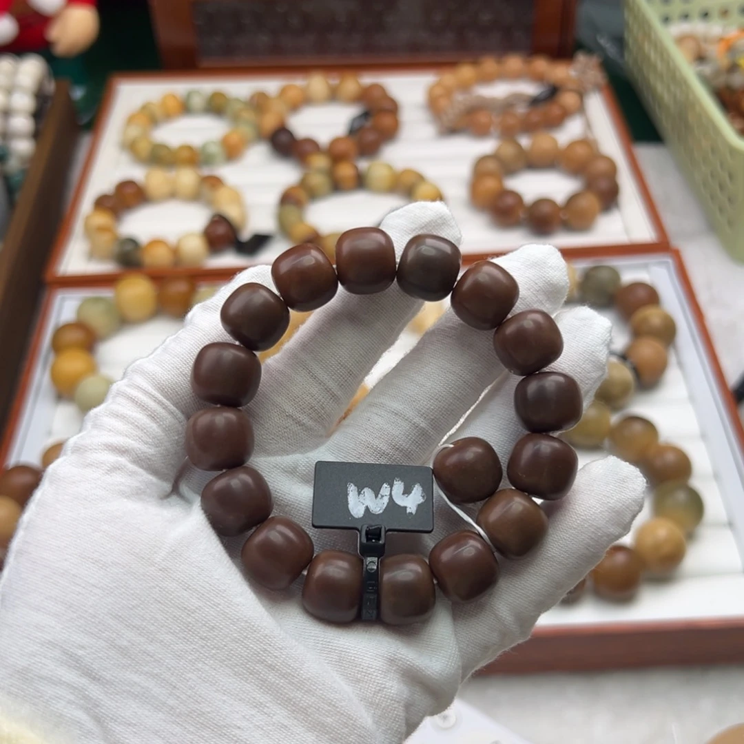 菩提根/象牙果手串卡14桶珠干磨微瑕4