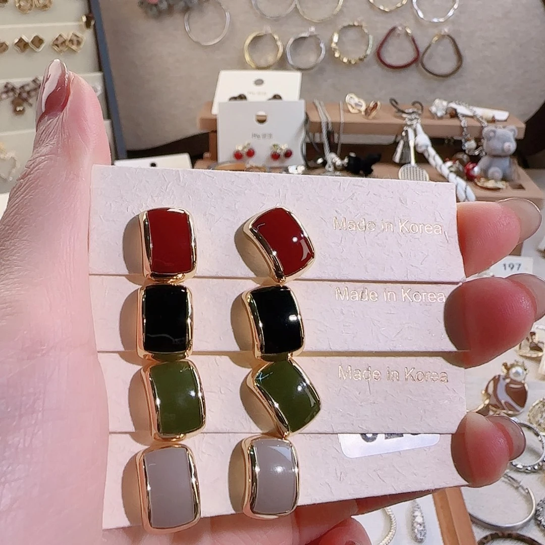 仿珍珠铜合金925银耳钉