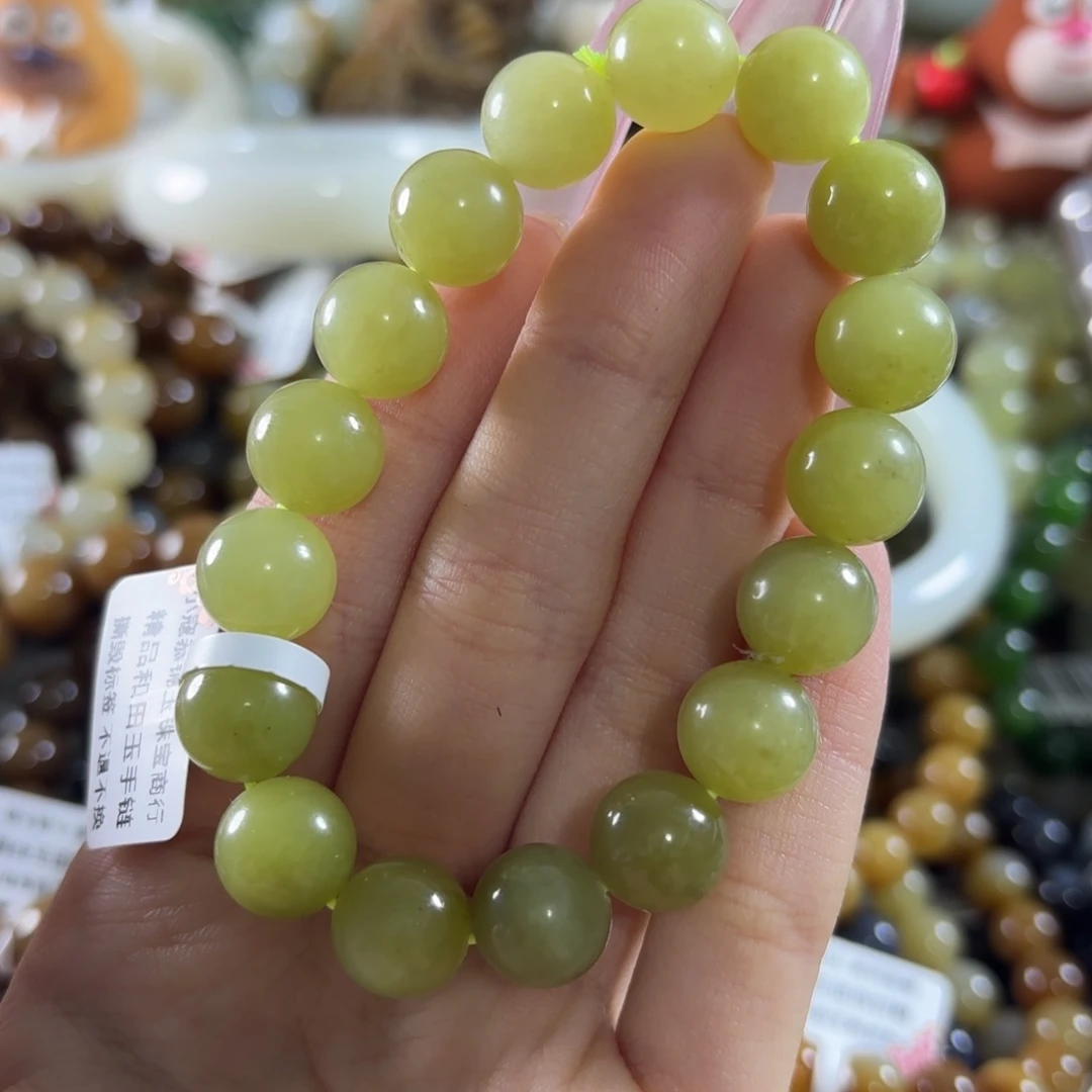 和田玉未镶嵌手链35