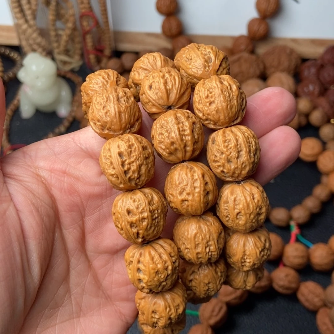 野生小秋子京八楞18尺单圈姜黄皮