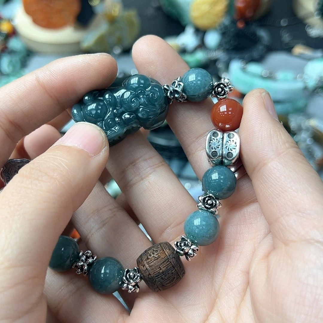 翡翠手链未镶嵌Q*唐