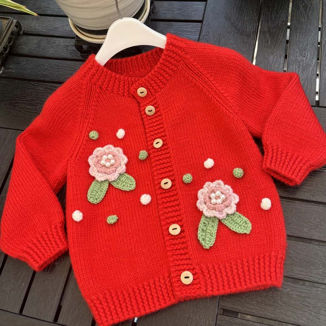 秋冬套头圆领针织衫（不是成品）