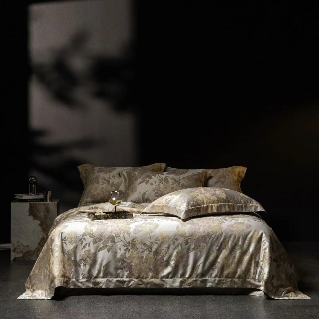 色织天丝棉提花100s四件套漫煦--标准/加大