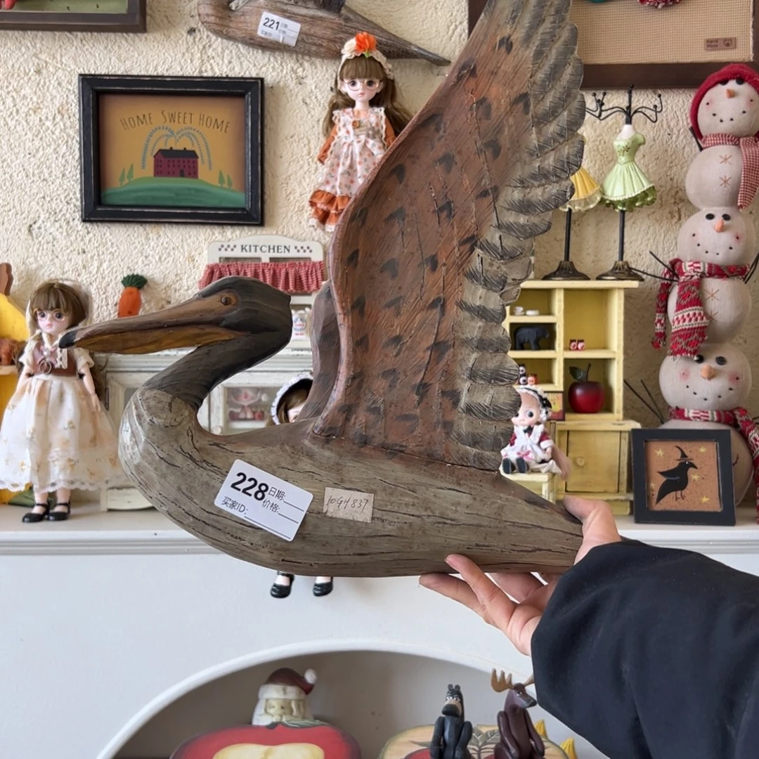 木默认微瑕微脏！外贸样品摆件挂件228