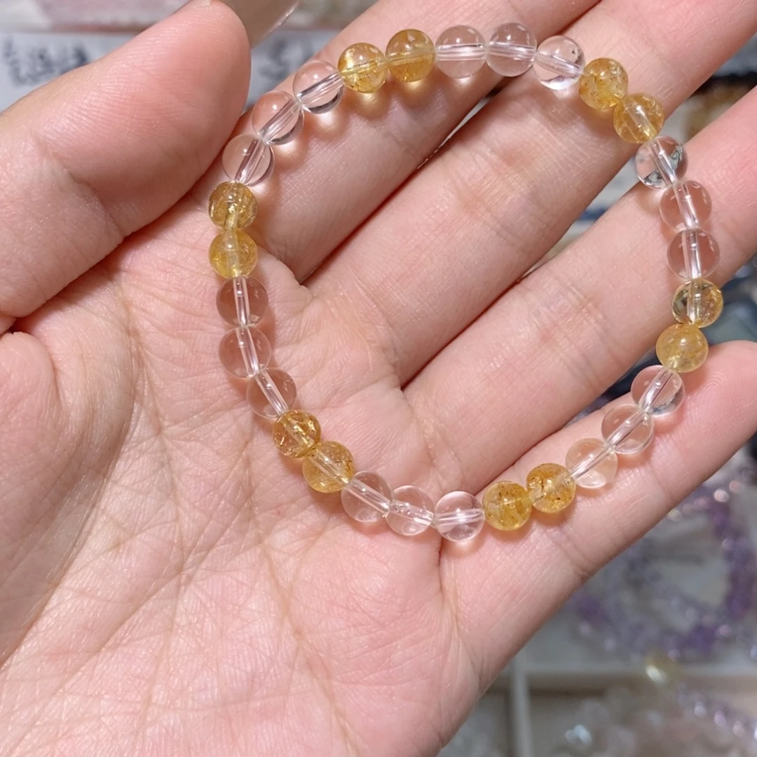 未镶嵌手链水晶白水