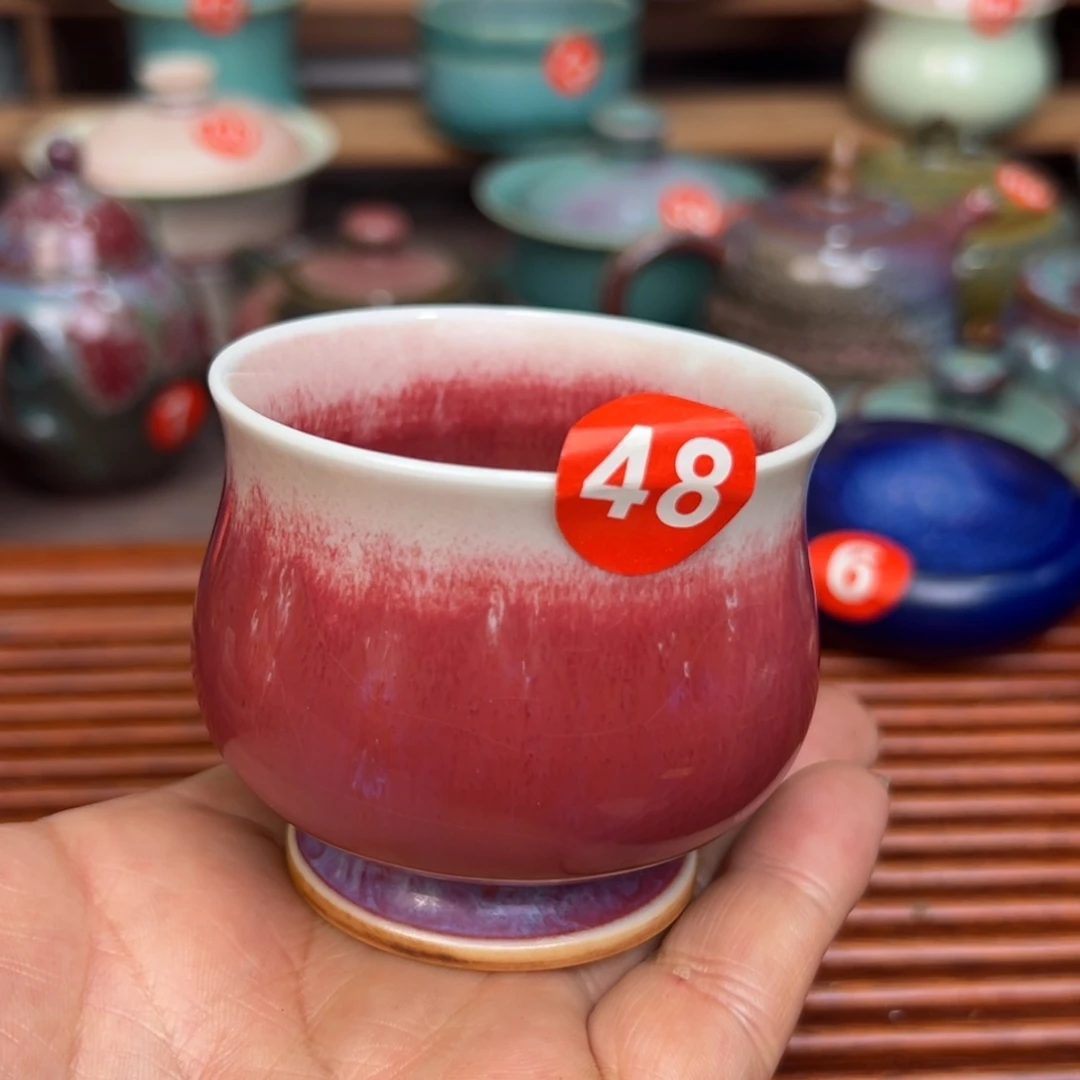 手工制作钧窑茶器