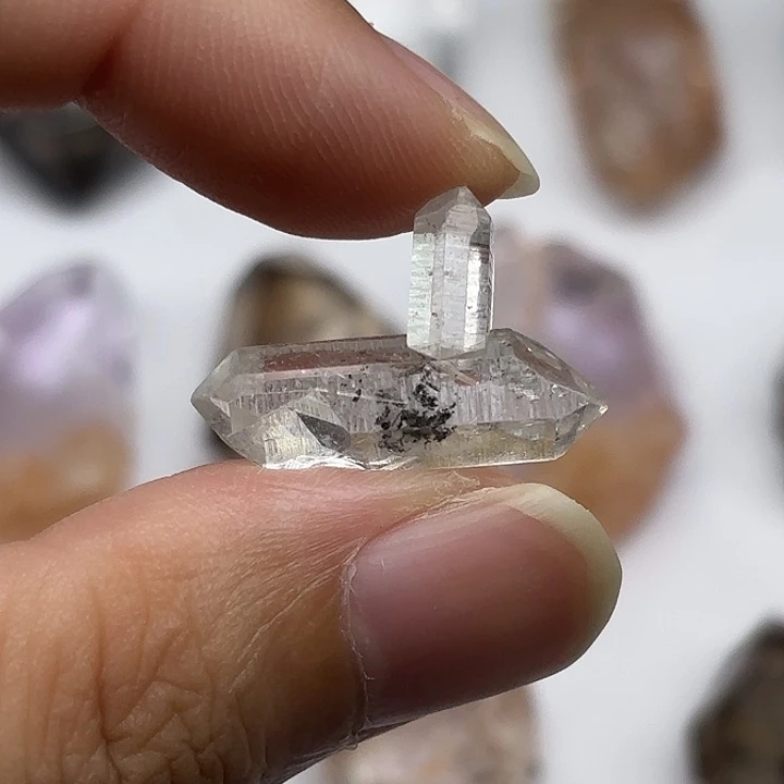 水晶颈饰未镶嵌共生闪灵钻23mm+