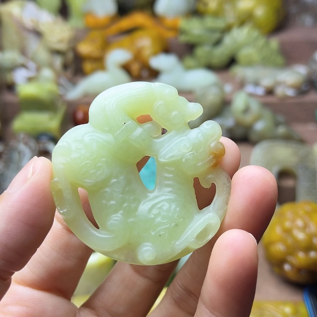 白玉菩提吊坠21。。