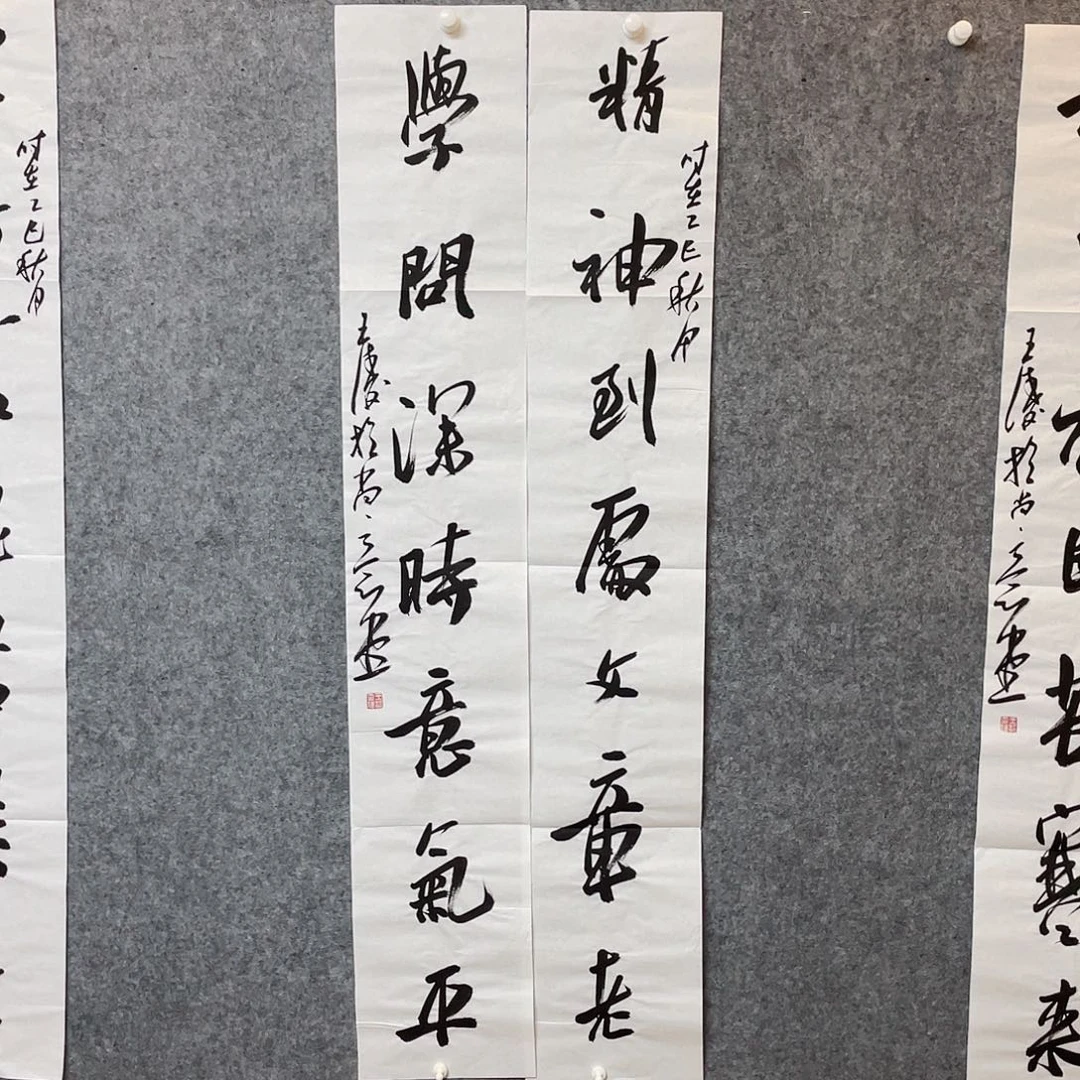 书法中书王涛138×23×2