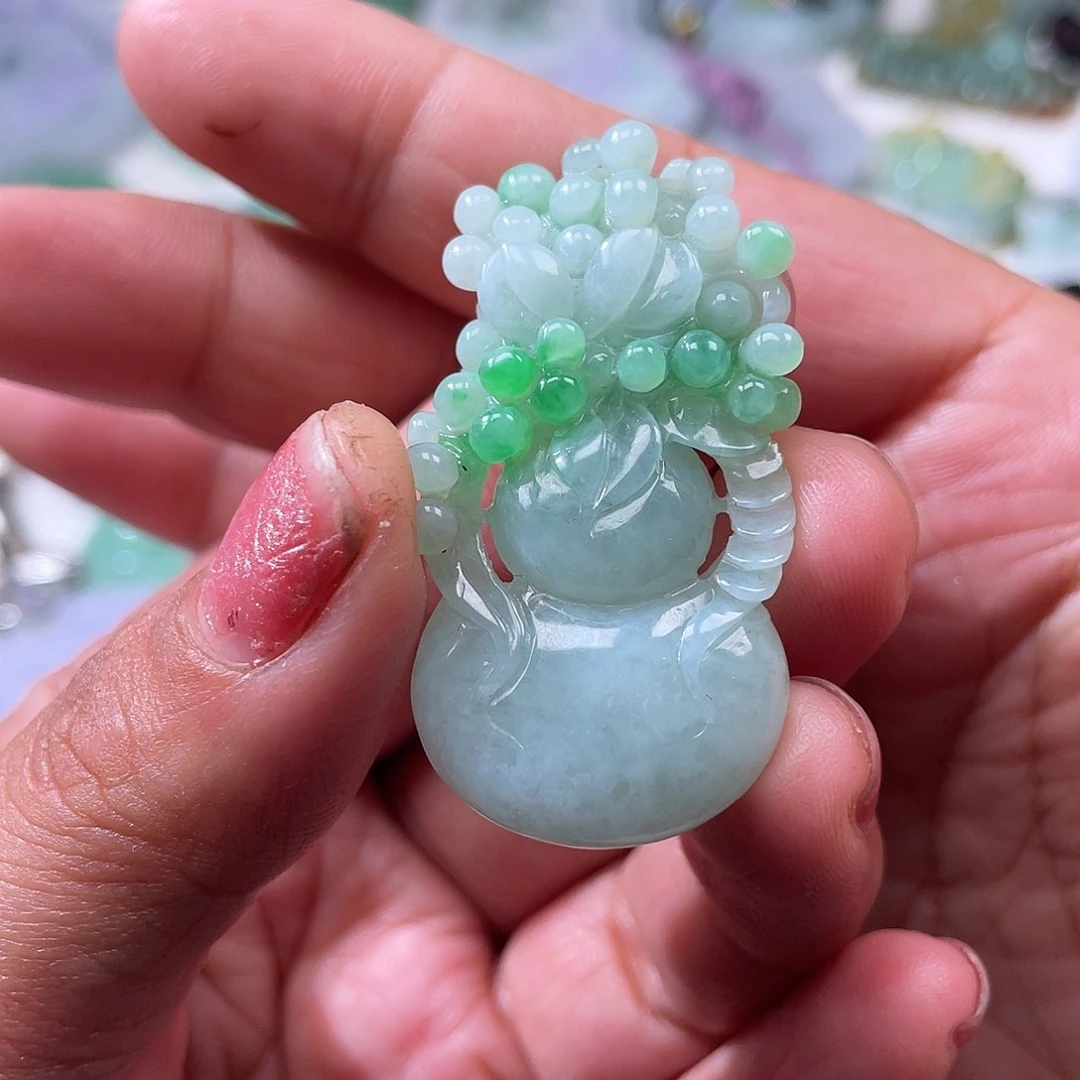 颈饰未镶嵌翡翠翡玉缘翡翠