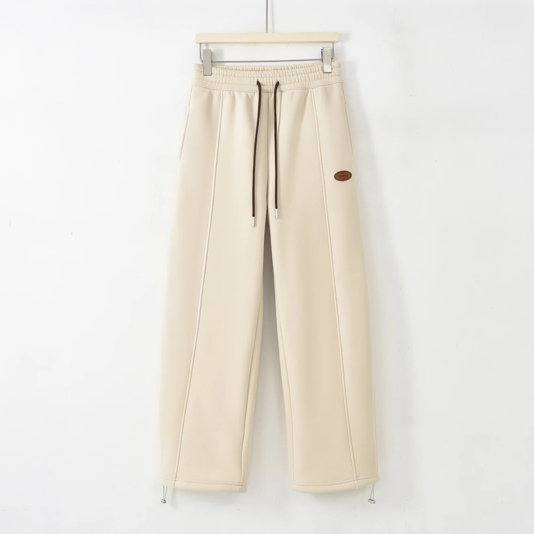 XUXU-[保暖百搭]2025秋冬新款时尚百搭拼接直筒休闲裤K-MF6961