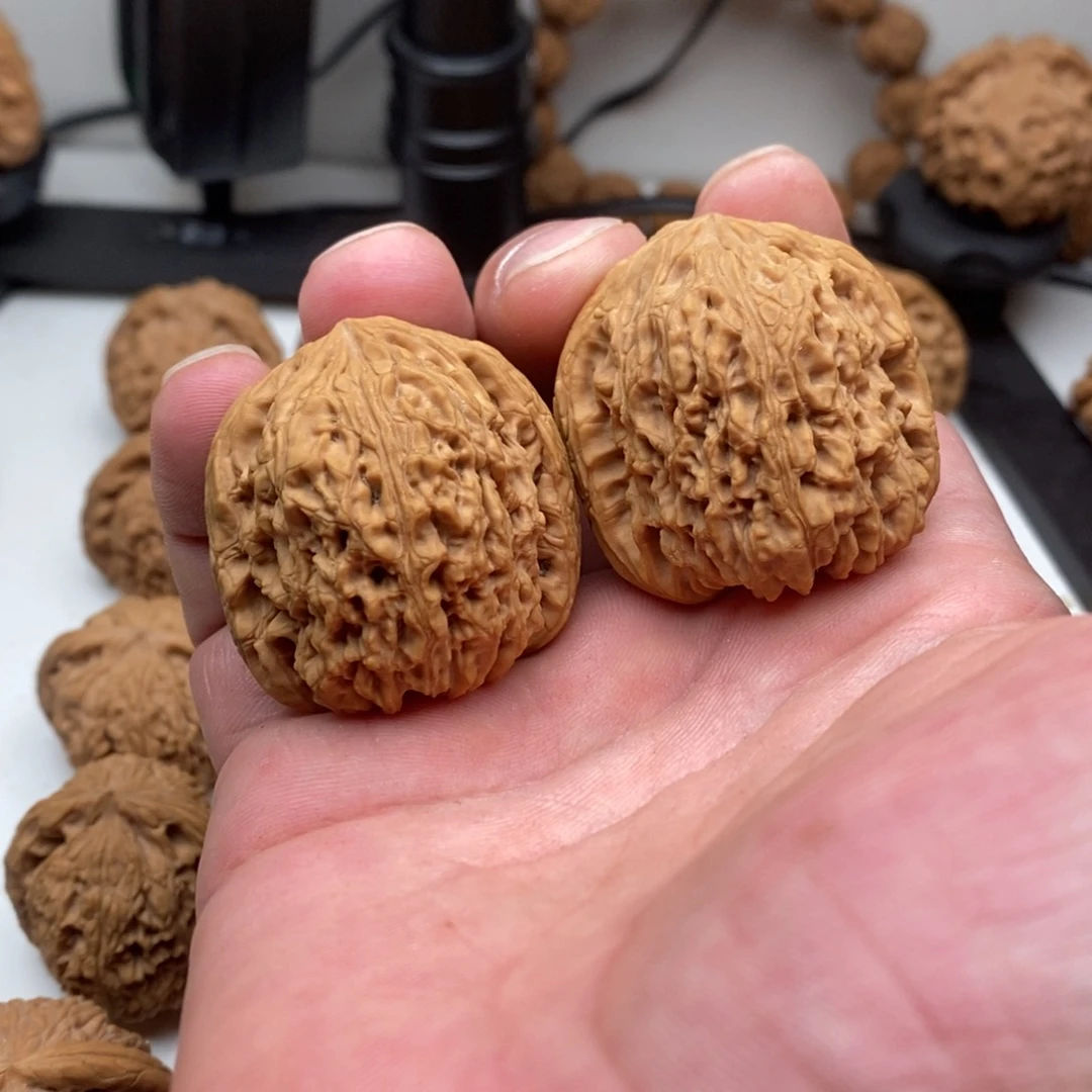 文玩核桃吊坠春*拉丝凹底39