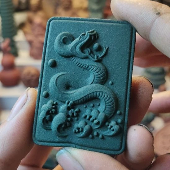 泥塑玉兰衙香蛇牌福利款福利价瑕疵