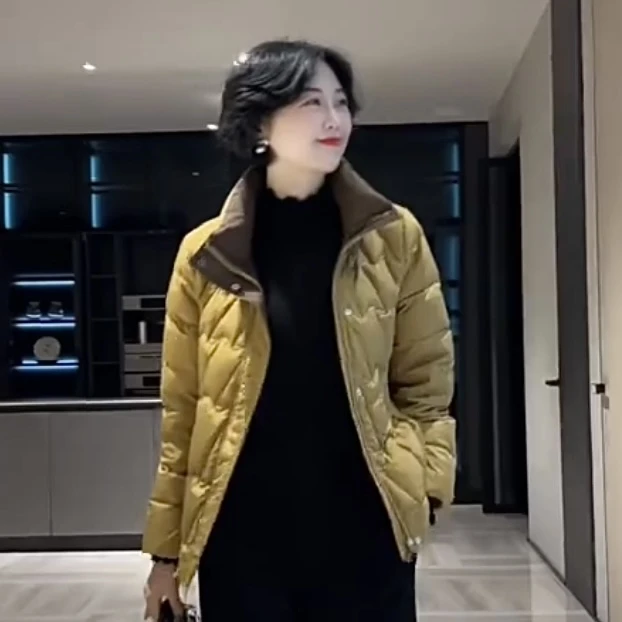 25年冬季新款时尚百搭女士羽绒服外套Y27862