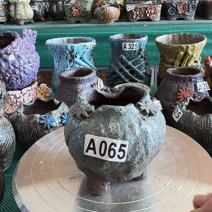 内口5.5高10粗陶手工