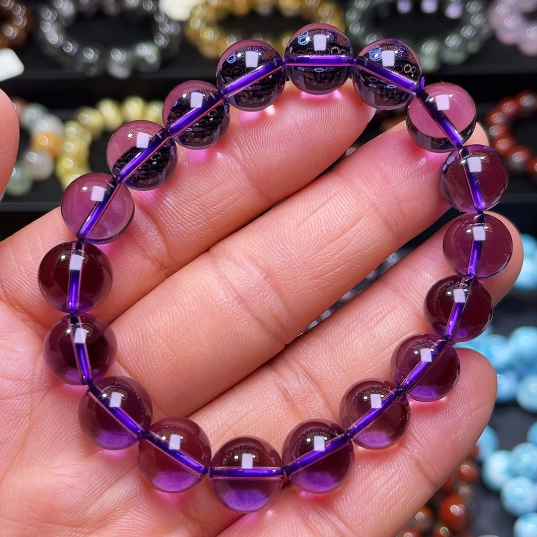 未镶嵌手链水晶巴西紫水晶