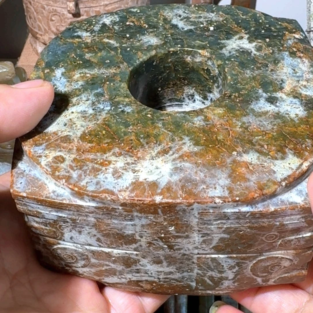 手链未镶嵌和田玉（糖玉）草**影