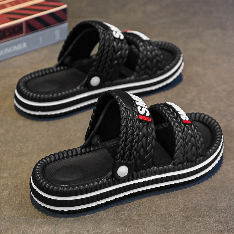 凉鞋男夏季外穿带后跟司机开车两用凉拖男士运动防滑厚底沙滩拖鞋