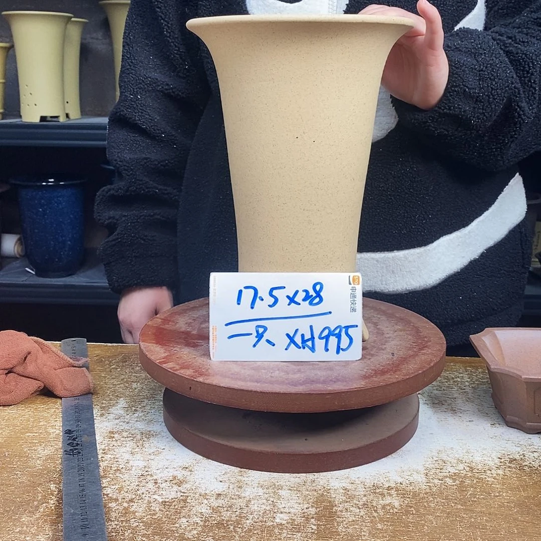 紫砂紫砂花盆一只XH995