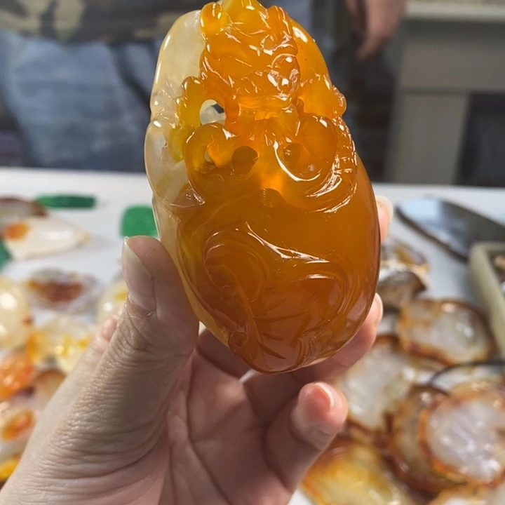 玛瑙/玉髓吊坠(不含链)未镶嵌