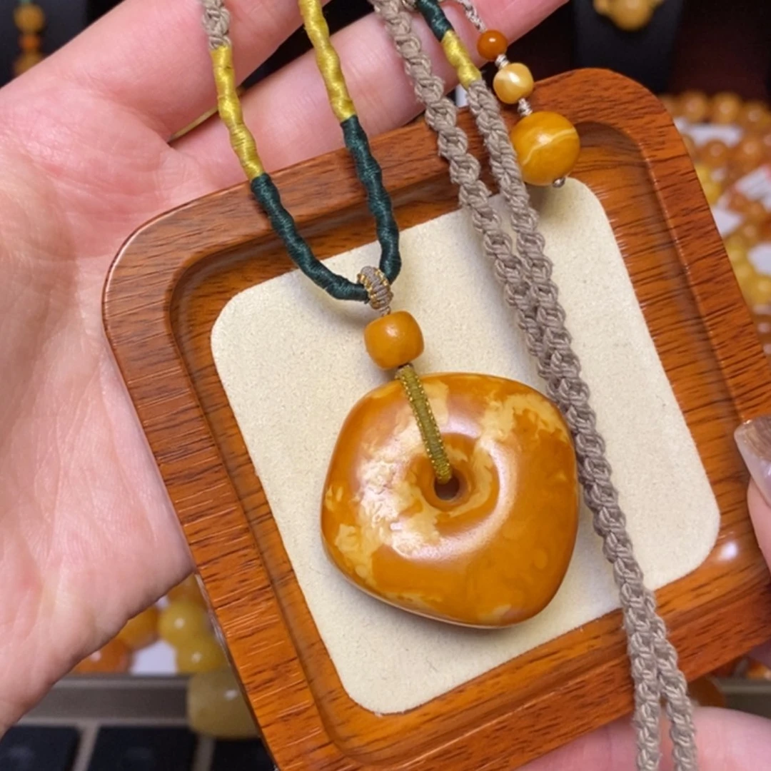 【闪购商品】蜜蜡颈饰未镶嵌项链