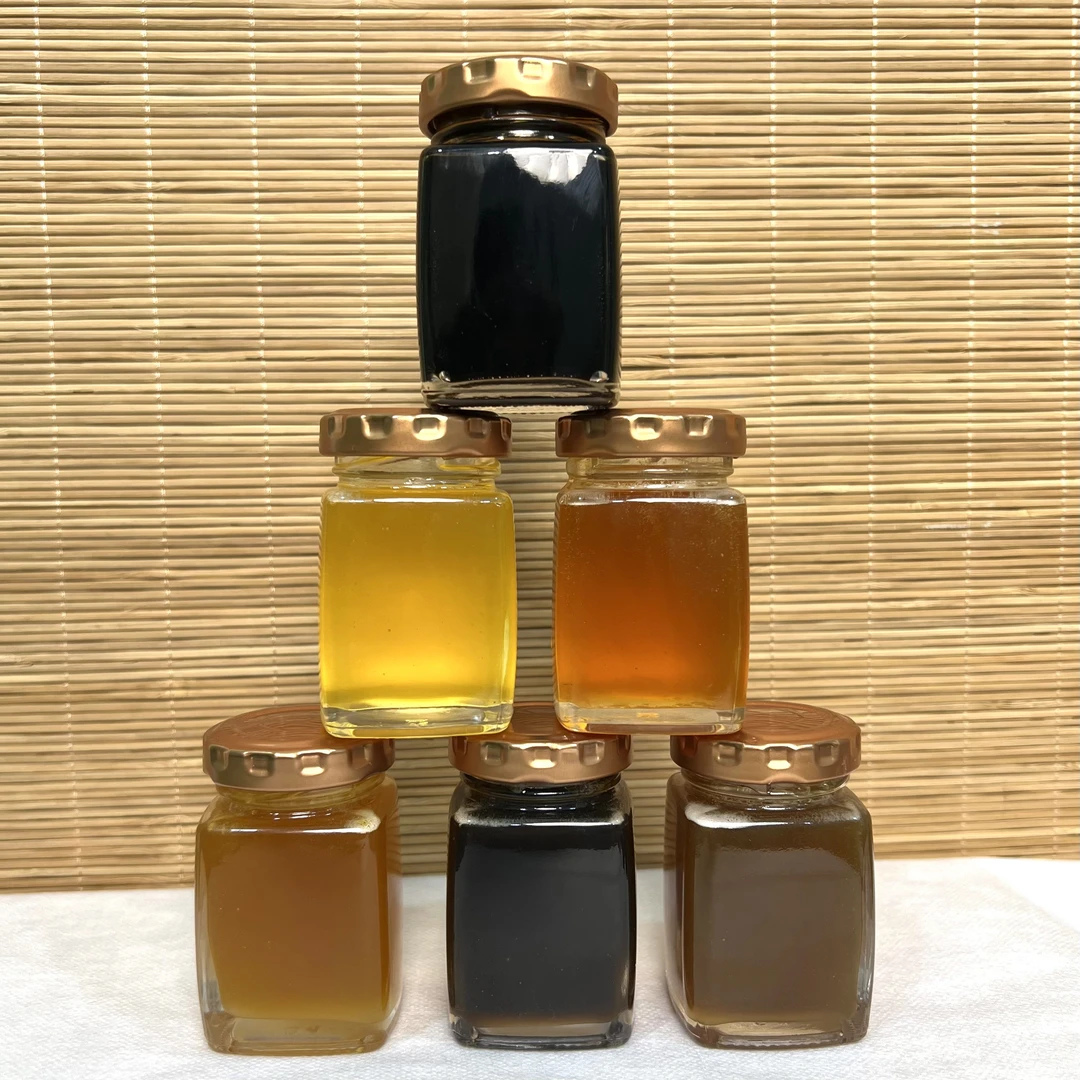 云南野生蜂蜜 悬崖蜜黑蜜土酸蜂蜜大挂蜜悬崖黑蜜百花蜜70克*6