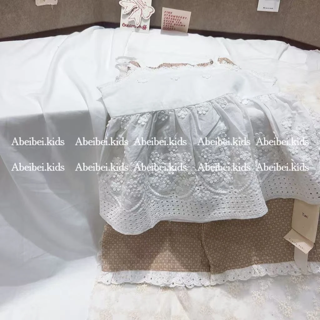 B3【yumi甜久18831重工刺绣套装】童装