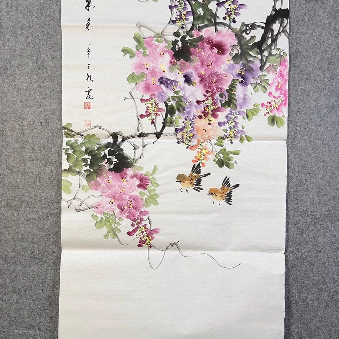 国画646 花鸟在此处飞翔也不太可能