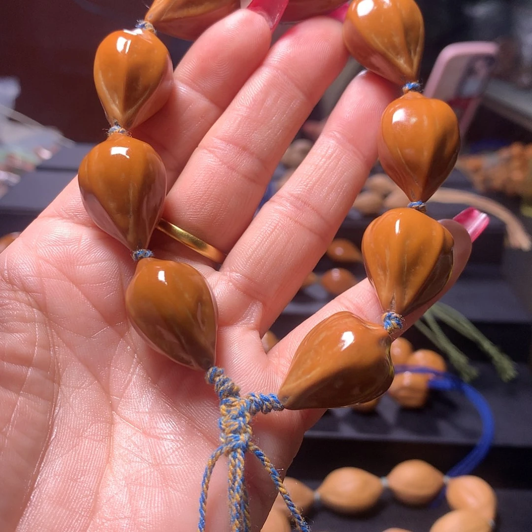 橄榄核手串/手链儿****、三花手串