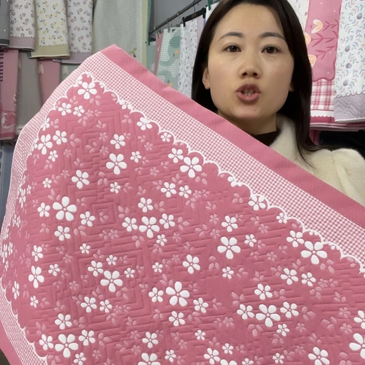 棉特价粉色小雪花