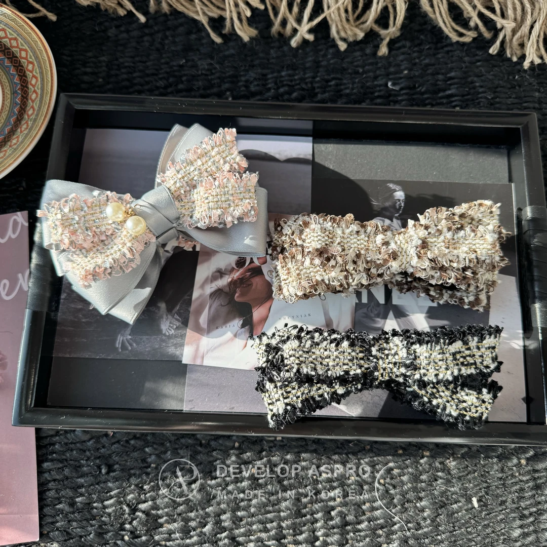 【现货 涛涛设计款】韩国新款正品爆款蝴蝶结香蕉夹XP118