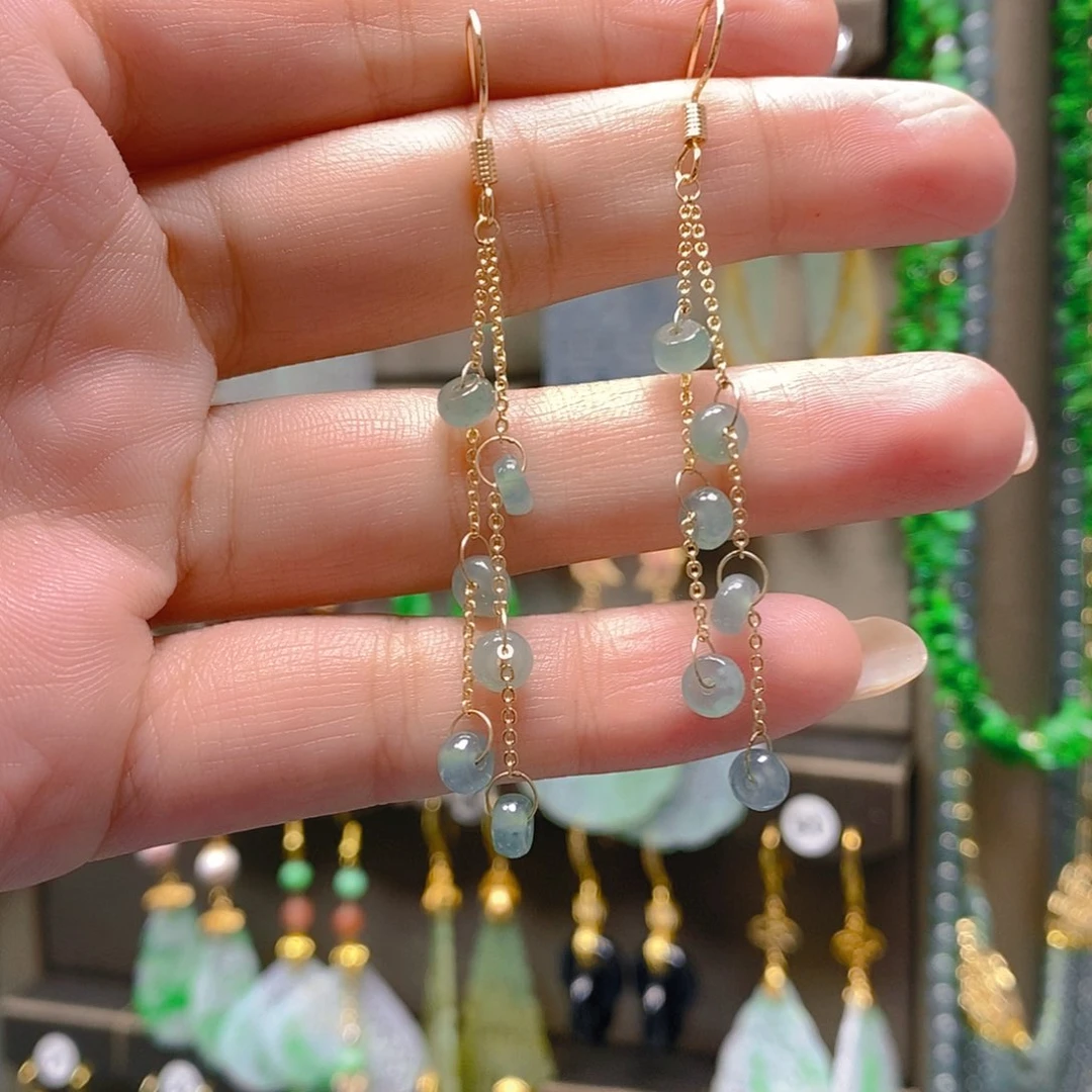 未镶嵌翡翠耳饰翡翠