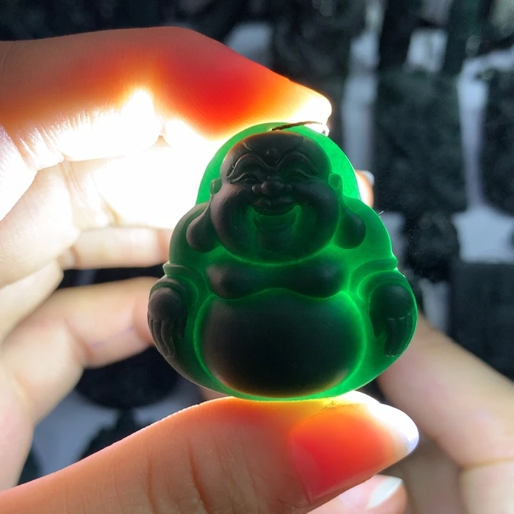 定制翡翠未镶嵌佛公