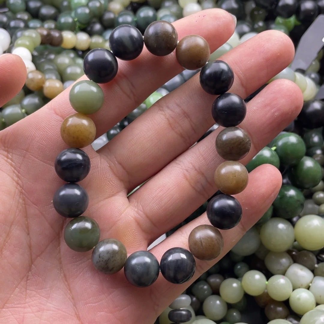 和田玉手串未镶嵌