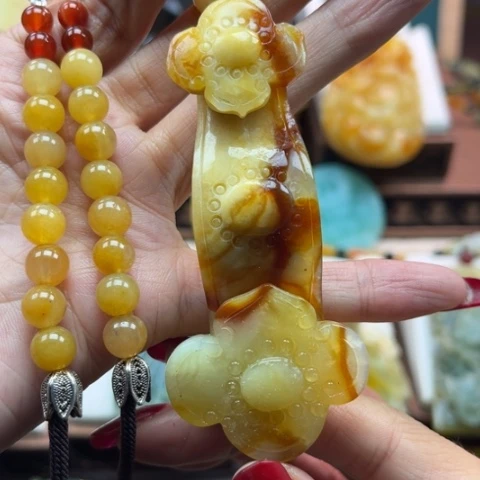 岫玉挂件未镶嵌挂件