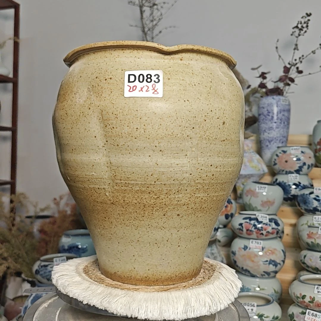 无孔 备注打孔 景德镇花盆D083