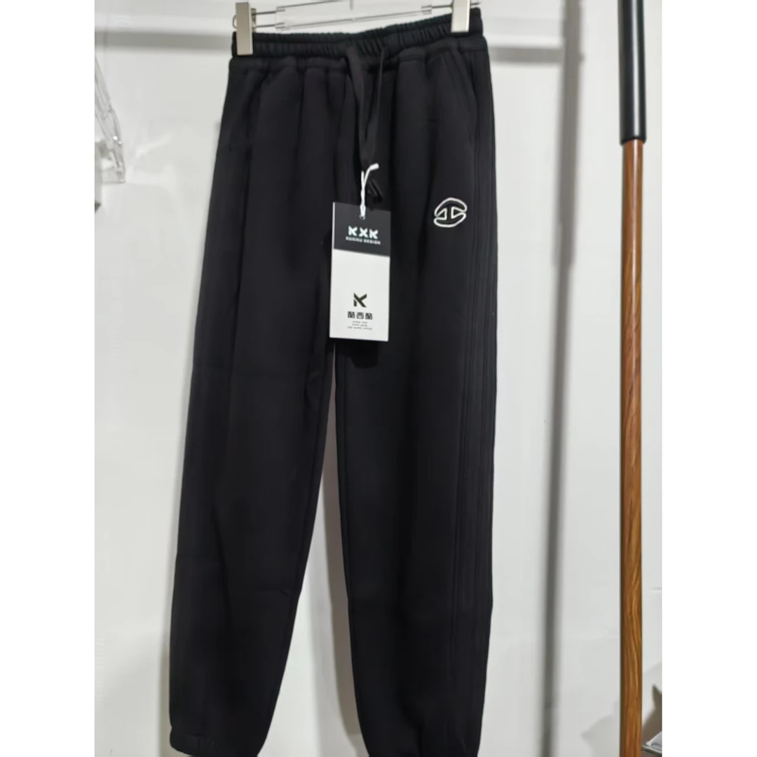 【8683-黑色】青少年春款休闲运动裤