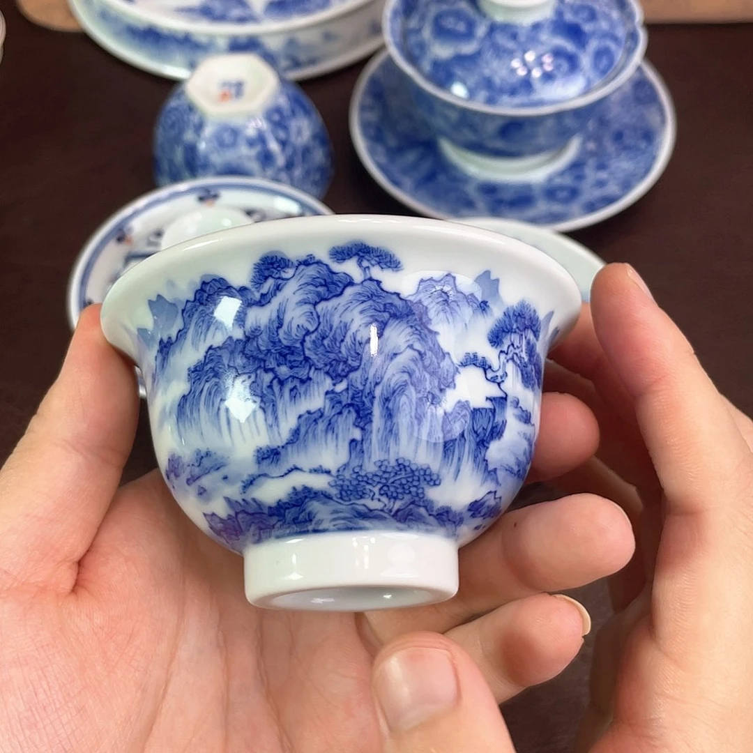 凯***歌纯手工手绘重工山水