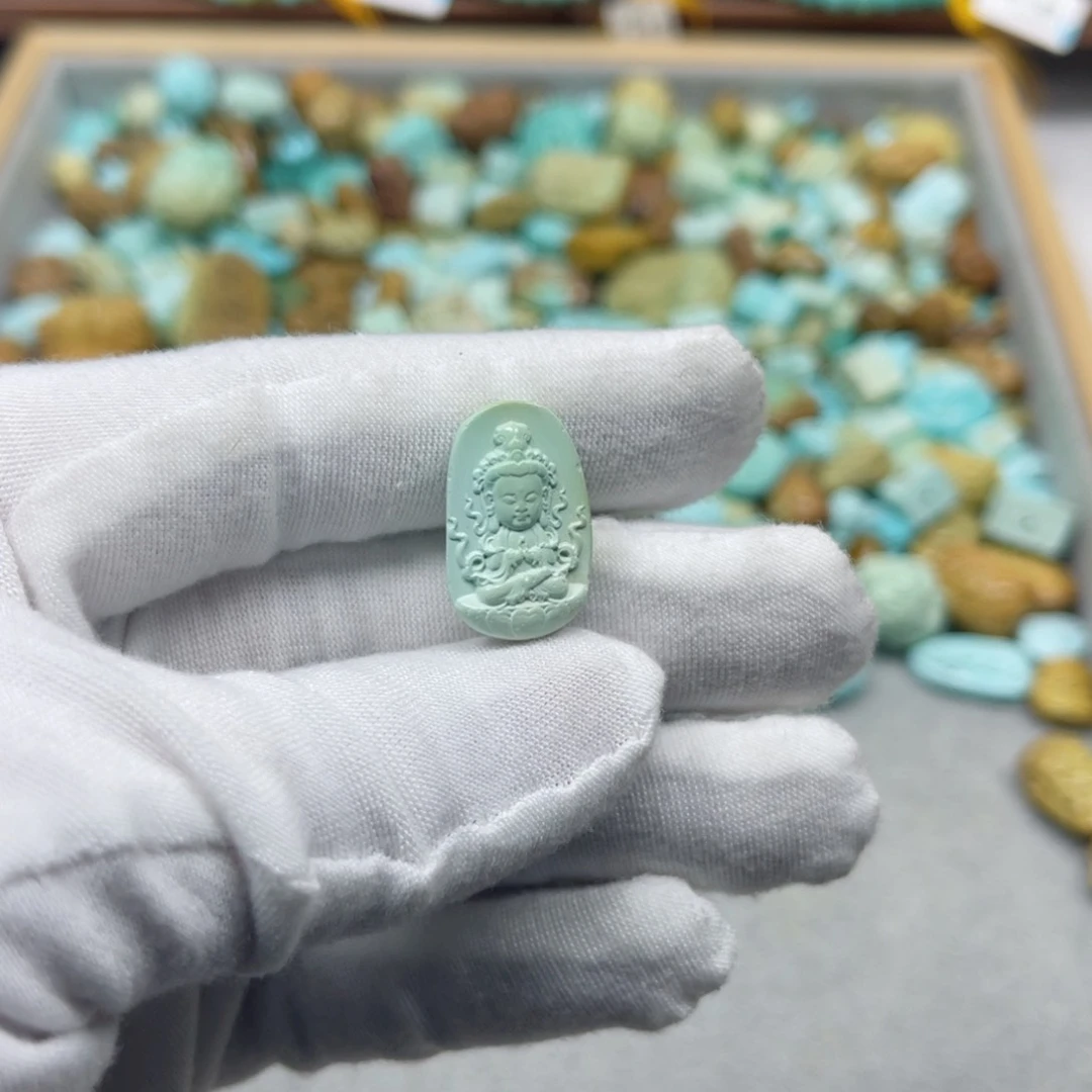 绿松石挂件未镶嵌