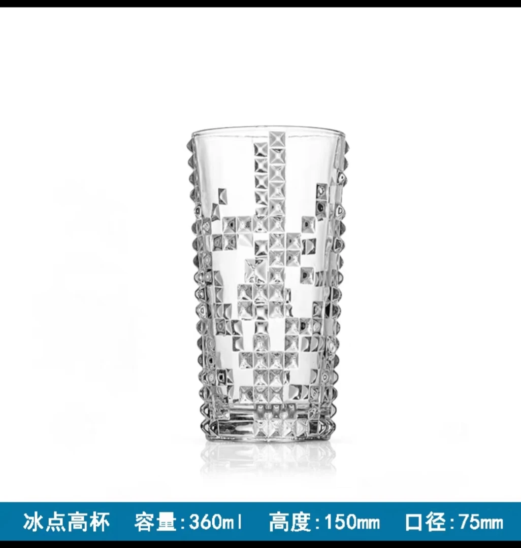 手工工艺水晶玻璃威士忌洋酒杯橙汁牛奶杯