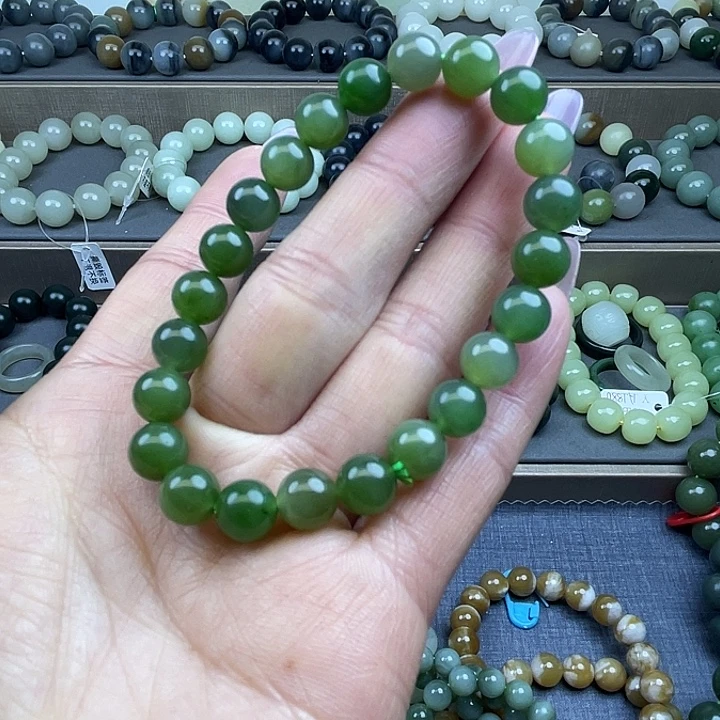 ****y和田玉未镶嵌手链