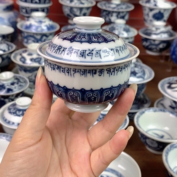 摆件景德镇手绘杯杯杯