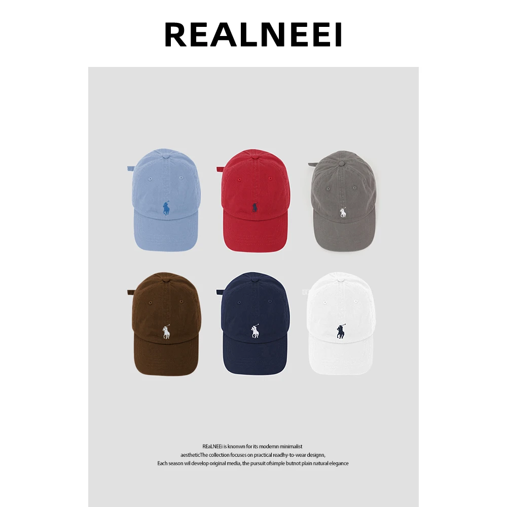 L夫家【鹿裳】“100棉”经典百搭软顶polo鸭舌帽棒球帽子X250402
